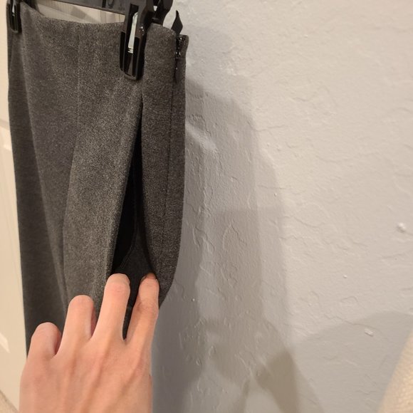 Babaton gray skirt with pockets 00 - Picture 3 of 3